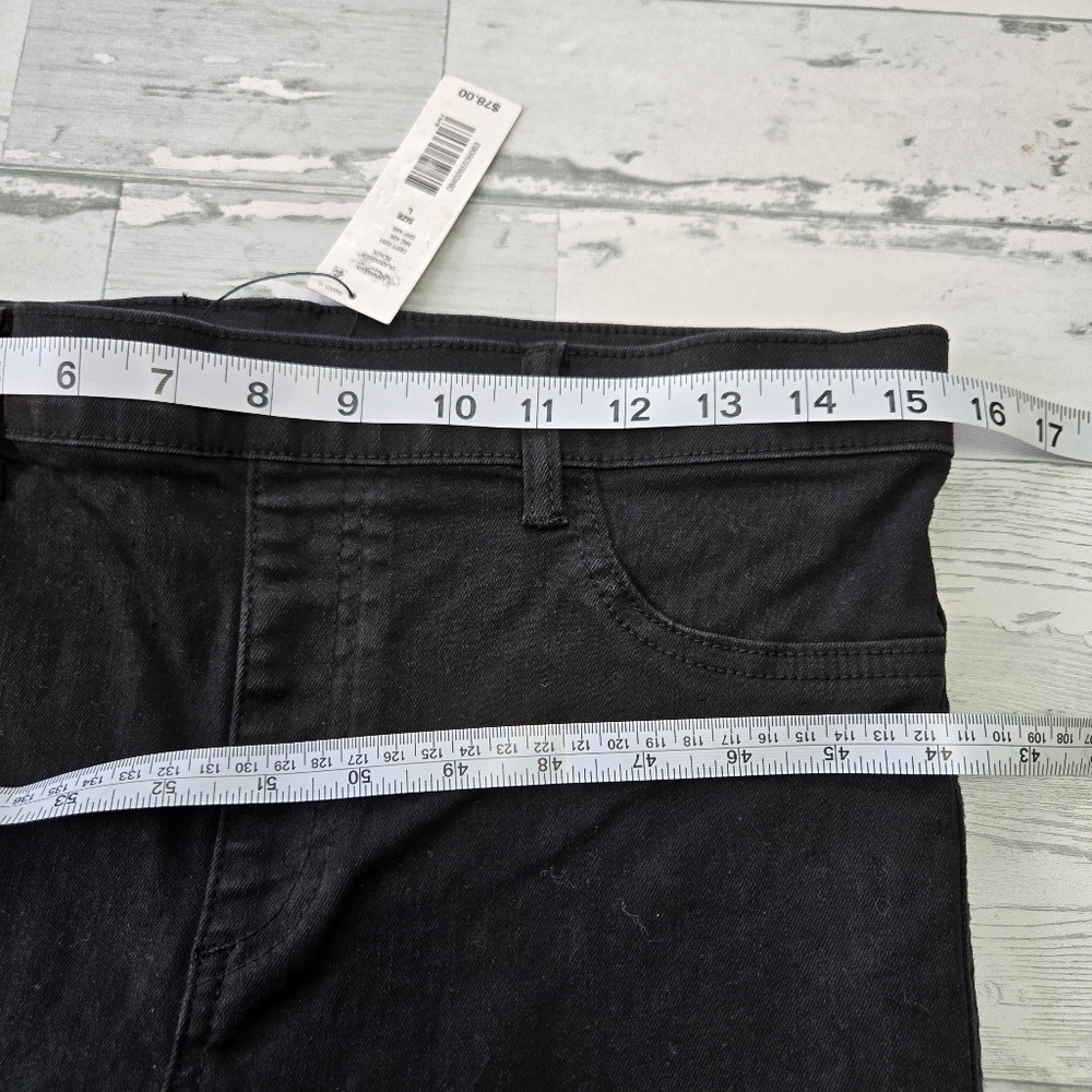 Anna & Ava Black Flare Wide Leg Jeans Size Large NWT - Picture 7 of 12